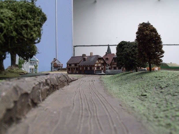 Plancenoit viewed from the prospective Prussian approach.