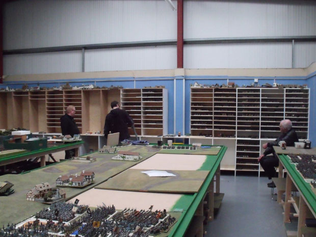 Allocating shelves and building additional ones.