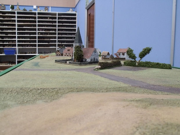 Looking east into Plancenoit, from Lobaus view.