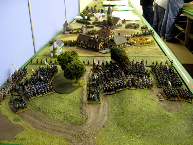 The Prussians advance on Plancenoit