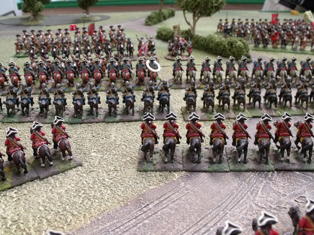 Bavarian Cavalry move to engage