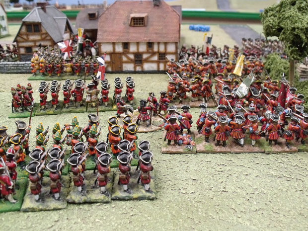 The assault on Blenheim