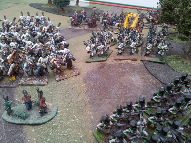 Rohan Austrian infantry move to engage Claparede