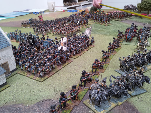 The Prussian advance on Mockern.