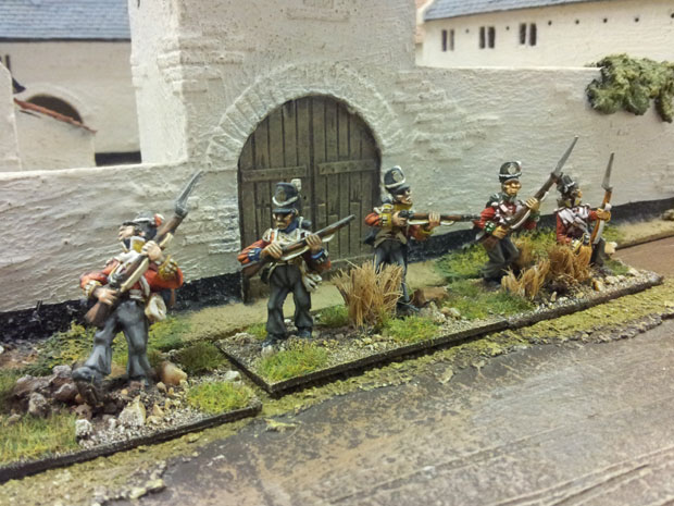 Outside the gate