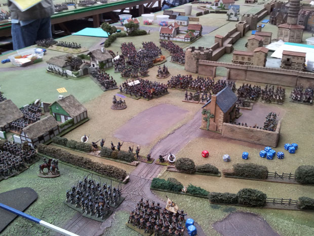 The Prussian advance.