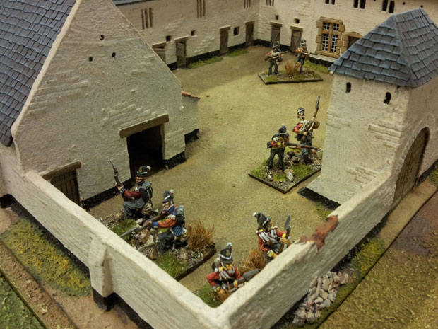 The inner courtyard