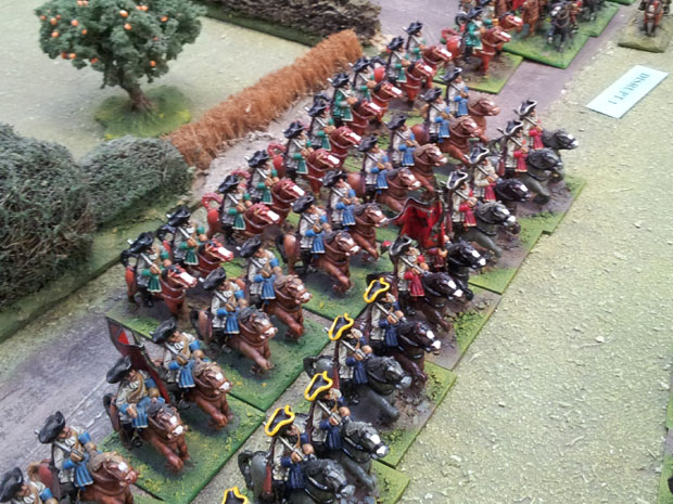 3-Franco-Bavarian-Cavalry-o The French left regroups.