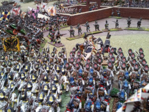 Austrian Grenadiers move up.