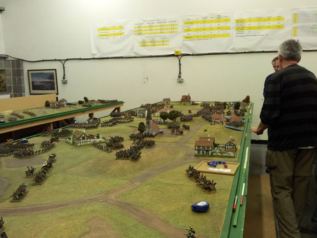 Western end of the battle
