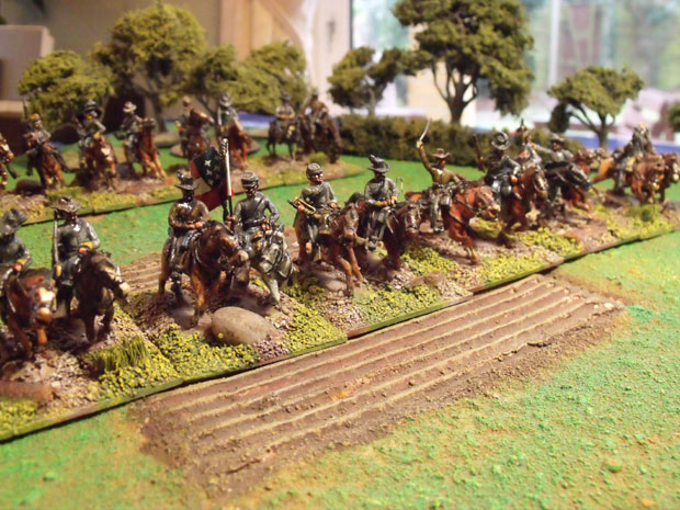 First Virginia lined out and ready for the charge.
