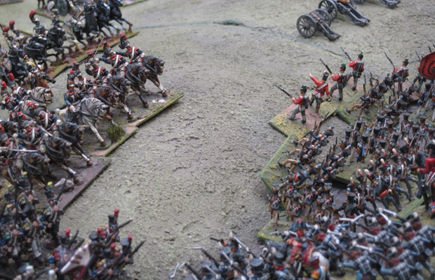 Kellerman's cavalry charge over the ridge