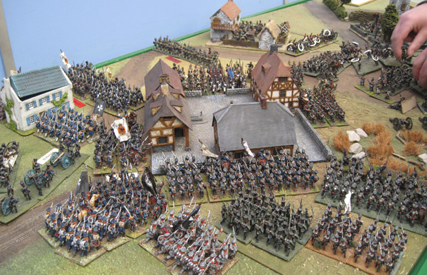 Prussian infantry attack Plancenoit