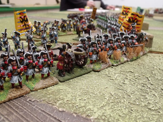 Swabian Foot and their medium artillery.